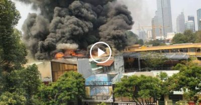 Cháy quán bar tại trung tâm quận 1, sơ tán toàn bộ học sinh trường cấp 3 Ernst Thalmann