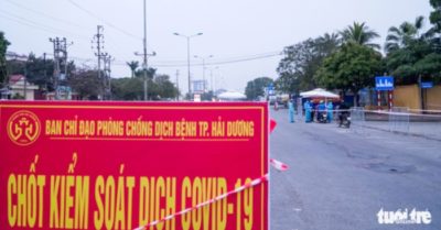 Hải Dương phong tỏa 1 xã sau khi có 8 ca mắc Covid-19 mới
