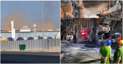 Xỉ thép “bắn” ra từ lò nấu, nam công nhân Công ty CP Thép Pomina tử vong