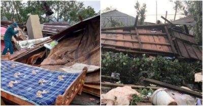 Lâm Đồng: Mưa lớn, lốc xoáy thổi tốc mái hàng chục nhà dân