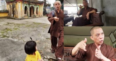 Sư trụ trì đập nhang đang cháy vào du khách: ‘Mặc áo dài ườn ra ưỡn vào chụp ảnh là thầy cấm’