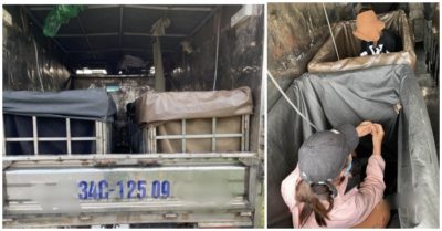 Trốn trong thùng xe ôtô hòng qua chốt kiểm dịch Covid-19, 3 người bị phạt hơn 60 triệu đồng