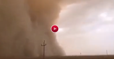 Video: Khoảnh khắc bức tường cát khổng lồ ‘nuốt chửng’ thị trấn Trung Quốc