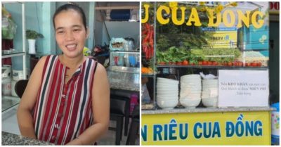 Quán bún riêu miễn phí ở Sài Gòn: ‘Mời’ người nghèo chứ không phải cho hay phát