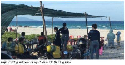 8 học sinh rủ nhau đến bãi biển Bãi Dài chơi, 4 em xuống tắm bị đuối nước thương tâm