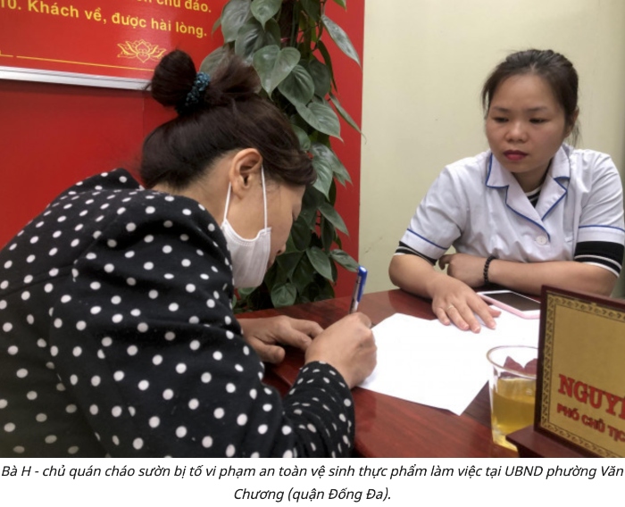 Kết quả kiểm tra quán cháo ở Hà Nội bị tố có ổ giòi trong miếng sườn
