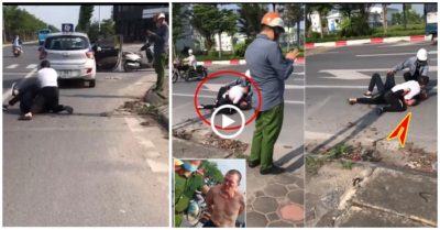 Xác minh video công an đứng nhìn tài xế vật lộn với cướp