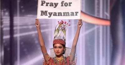 Hoa hậu Hoàn vũ Myanmar bị ‘truy nã khẩn cấp’ sau màn cầu cứu tại Miss Universe?