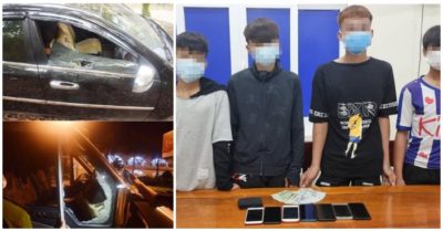 4 học sinh cấp 2 đập phá hàng loạt cửa kính xe ôtô để trộm tiền và điện thoại