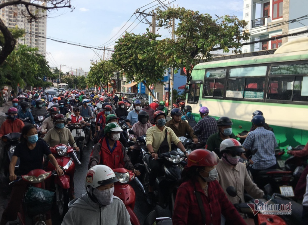 HIện trường vụ tai nạn.