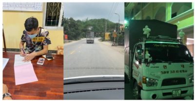 Tài xế ôtô tải cố tình không nhường đường cho xe cứu thương bị tước giấy phép 2 tháng