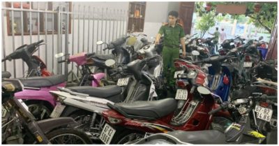 Công an phát hiện hàng trăm xe máy thiếu giấy tờ hợp lệ ‘chạy’ vào tiệm cầm đồ