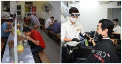 Hà Nội: Dịch vụ cắt tóc, gội đầu, quán ăn bắt đầu được mở lại