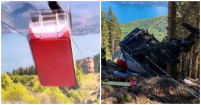Video khoảnh khắc cabin cáp treo lao xuống đất khiến 14 người thiệt mạng