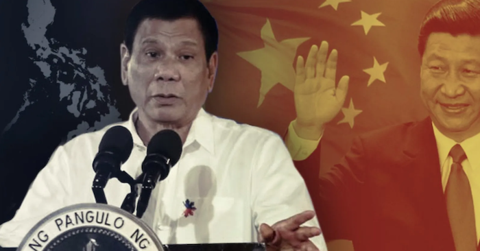 Tổng thống Philippines Rodrigo Duterte hôm 26/7/2021 có bài phát biểu bảo vệ lập trường mềm yếu với Trung Quốc ở Biển Đông (ảnh chụp màn hình Asia Times).