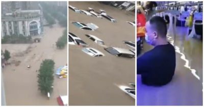 Video: Lũ lụt ‘nghìn năm có một’ tại Trung Quốc do mưa lớn, cuốn trôi người và xe