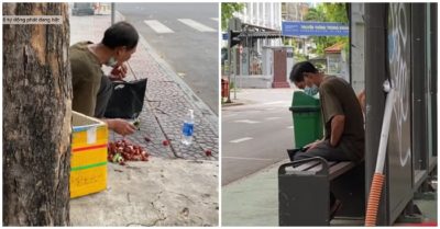Youtuber xót xa bắt gặp người đàn ông bới rác kiếm ăn giữa mùa dịch ở Sài Gòn
