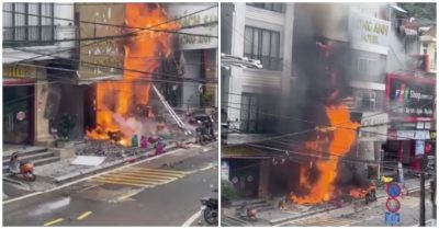 Video: Cửa hàng gas ở Sa Pa bốc cháy, liên tục phát ra nhiều tiếng nổ