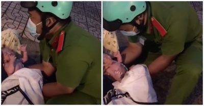 Video: Công an trở thành ‘bà đỡ bất đắc dĩ’ giúp sản phụ sinh em bé ngay trên vỉa hè
