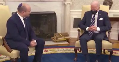 Video Tổng thống Mỹ Joe Biden ngủ gật khi tiếp Thủ tướng Israel tại Nhà Trắng?