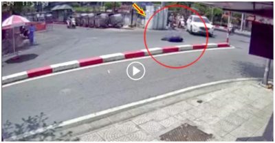 Video: Thành viên chốt kiểm soát dịch đi loạng choạng rồi ngất xỉu giữa đường