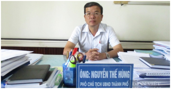 Ông Nguyễn Thế Hùng, Phó Chủ tịch UBND thành phố Hội An (ảnh chụp màn hình trên báo Dân Việt).