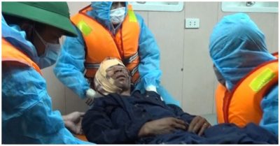 Chìm tàu trên biển Quảng Trị, 3 người thương nặng, 2 người mất tích