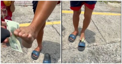 Video: Người đàn ông giơ chân kẹp tiền từ thiện, xem 10 giây tiếp theo nhiều người ‘rưng rưng’ cảm động