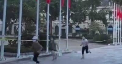 Xử phạt nhóm phụ nữ tập thể dục, gặp công an bỏ chạy