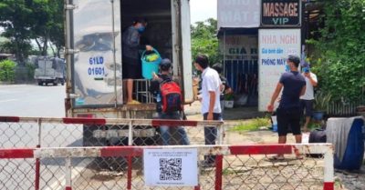 TP. HCM: Phát hiện 6 F0 vừa cách ly xong trong thùng xe tải ‘luồng xanh’
