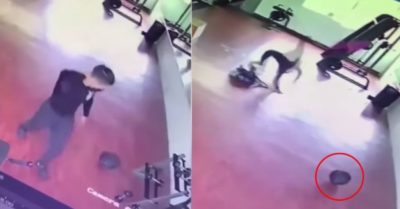 Video: Người đàn ông chạy trốn khỏi phòng gym vì bị ‘ma vật’