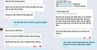 Xác minh kẻ giả danh Chủ tịch huyện nhắn tin xin ông Đoàn Ngọc Hải 10 tấn gạo cứu trợ