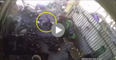 Video: Kinh hoàng thùng phuy phát nổ, thanh niên gặp nạn thương tâm