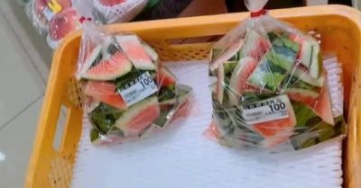 Người Việt sửng sốt khi thấy vỏ dưa hấu “cháy hàng” tại siêu thị Nhật Bản