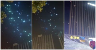 Video: ‘Máy bay không người lái’ của Trung Quốc rơi như mưa, người dân hoảng sợ tháo chạy