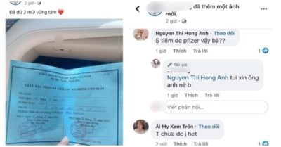 Vụ cô gái tiêm 2 mũi Pfizer nhờ ‘xin ông anh’: Kỷ luật Phó Chủ tịch phường