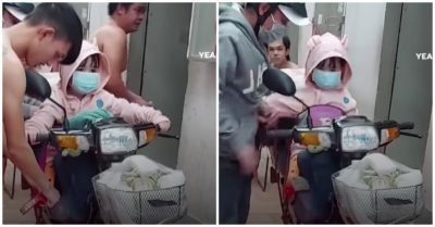 Clip cha chở con gái về quê, hành trang là hũ tro cốt của mẹ: ‘Gia đình đi 3 về 2’