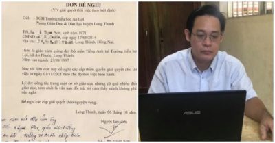 Vụ thầy giáo viết đơn xin nghỉ vì ‘vấn nạn dối trá’: Phòng Giáo dục nói gì?