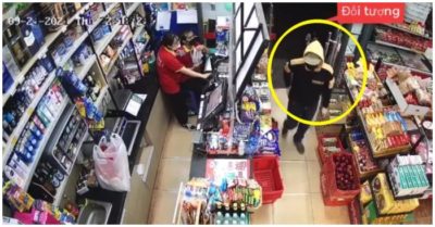 Video khoảnh khắc nam thanh niên vào Vinmart+ tại quận Bắc Từ Liêm trộm đồ, hiện công an đang truy tìm