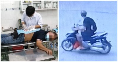 Truy tìm nam thanh niên tấn công tài xế GrabBike bị thương rồi cướp xe máy