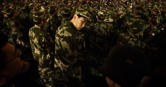 Trung Quốc sẽ huy động người dân từ 18 đến 60 tuổi nhập ngũ trong trường hợp xảy ra chiến tranh (ảnh: Flickr).
