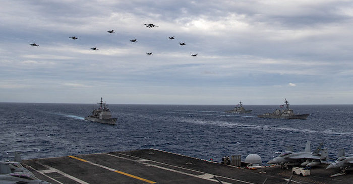 Bắc Kinh cáo buộc Mỹ xâm phạm an ninh lãnh thổ Trung Quốc (ảnh: Hải quân Mỹ)