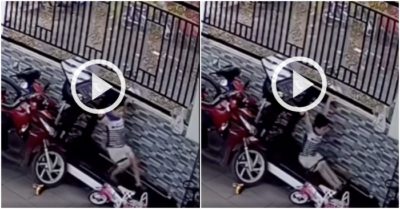 Clip: Bé trai suýt bị cuốn vào máy chạy bộ của gia đình