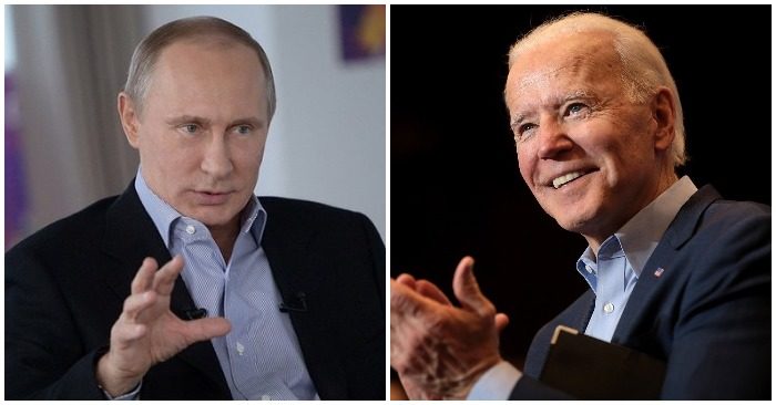 Tổng thống Nga Vladimir Putin và Tổng thống Mỹ Joe Biden (ảnh: Flickr/Wikimedia Commons). Hai ông có cuộc điện đàm gày 30/12/2021.