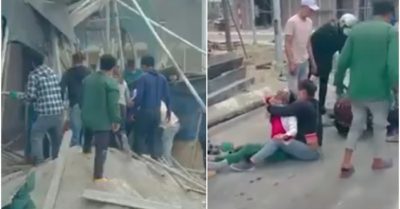 Sập dàn giáo tại Quảng Ninh, đào bới tìm nạn nhân