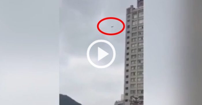 Video: Người đàn ông mắc kẹt trên dây cáp vì trốn trả tiền khách sạn
