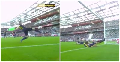 Clip: 2 pha cứu thua hiếm có trên vạch vôi của hậu vệ người Nga