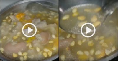 Video: Vợ bàng hoàng khi nhờ chồng nấu canh bí