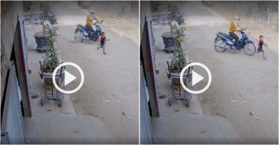 Video: Người phụ nữ drift xe hoàn hảo tránh em bé chạy sang đường