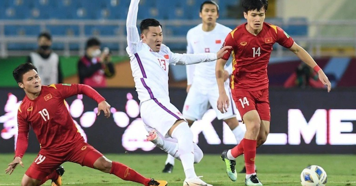 Sau trận thua Việt Nam vào ngày 1/2/2022, các cầu thủ Trung Quốc bị nghi bán độ (ảnh chụp màn hình Dân Trí).